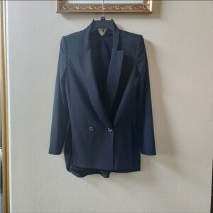 Theyskens' Theory black jacket wool tuxedo blazer